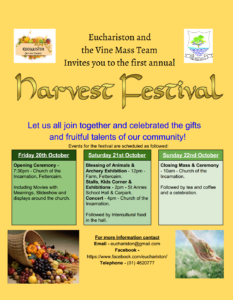 Harvest Festival Tallaght Oct 17