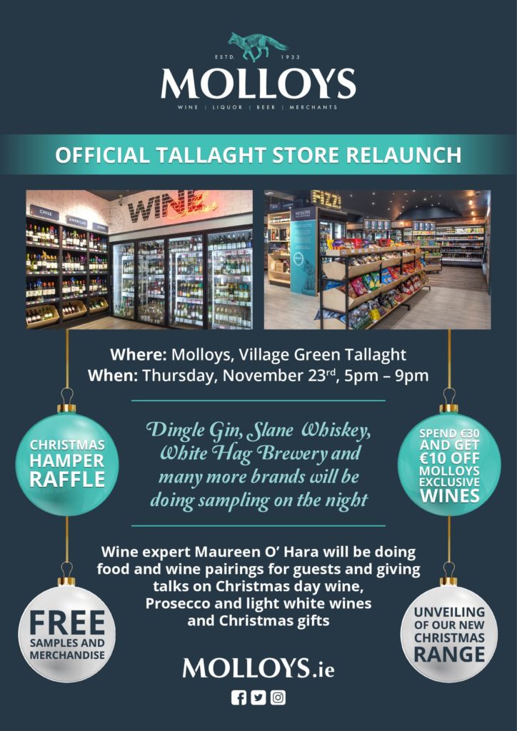 Molloys Tallaght Relaunch 23.11.17