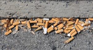 cigarette litter