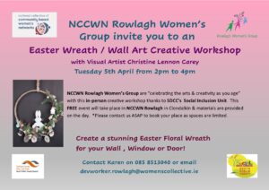 Rowlagh Easter Wreath Workshop 2022