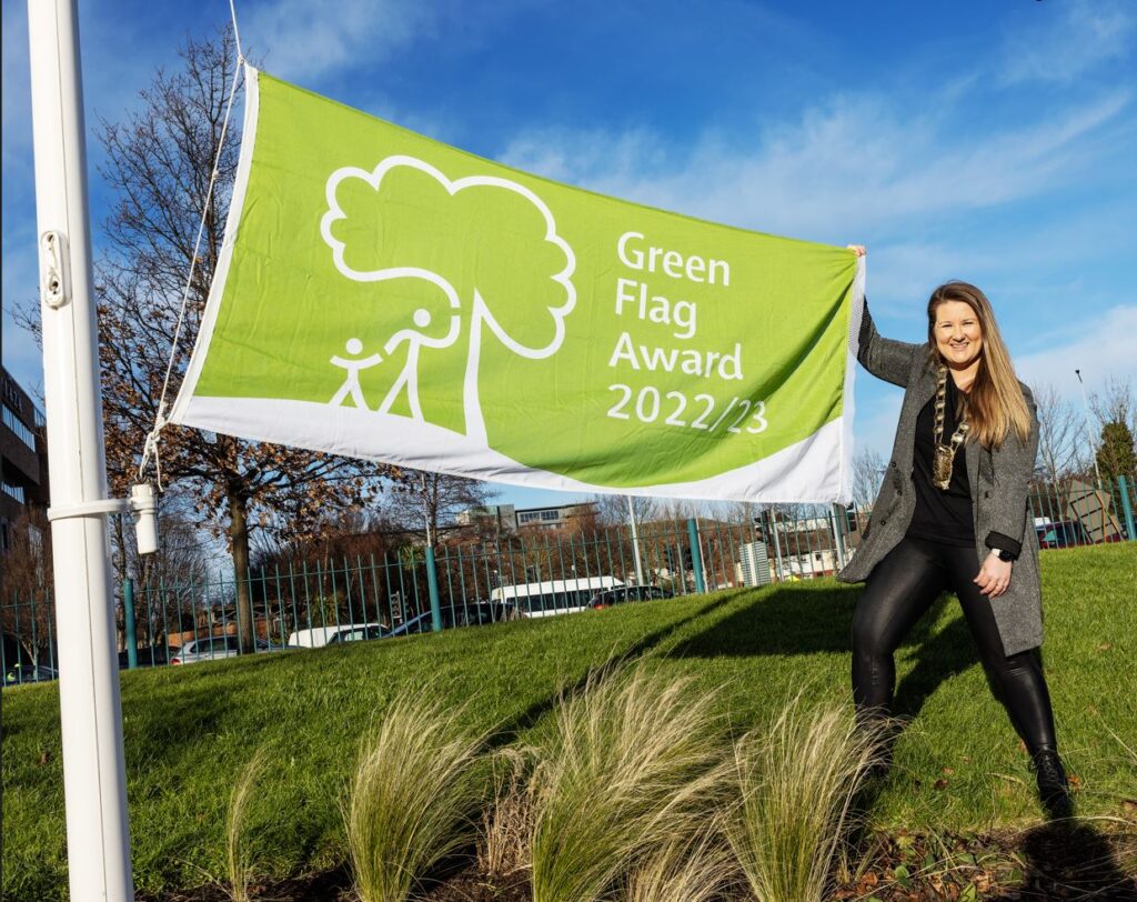 Sean Walsh Park Green Flag