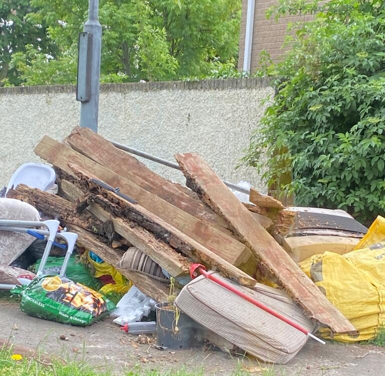 illegal dumping in Bawnogue